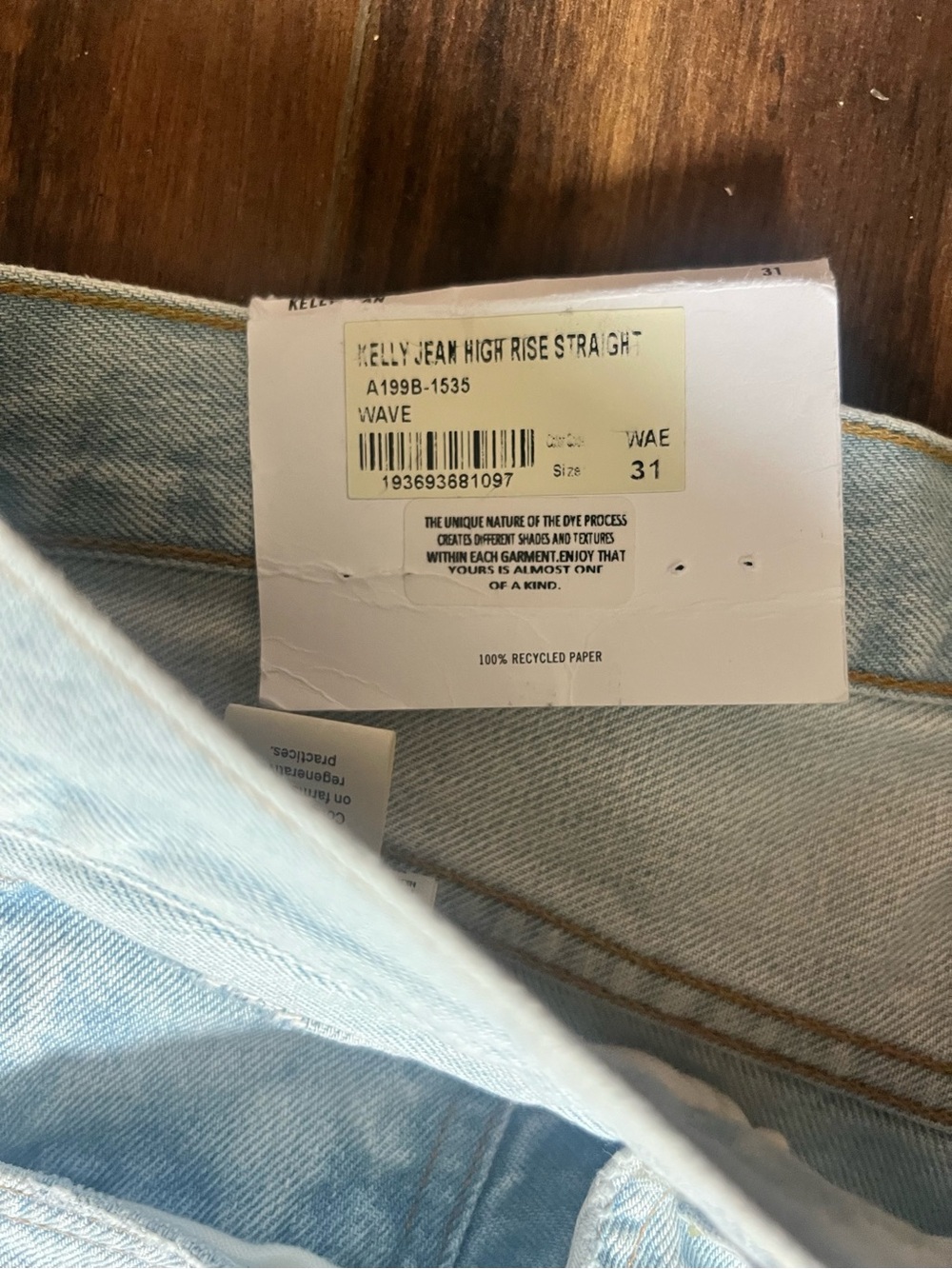 AGOLDE Kelly High Rise Straight Jeans โ Size 31 | NWT - Picture 6 of 10